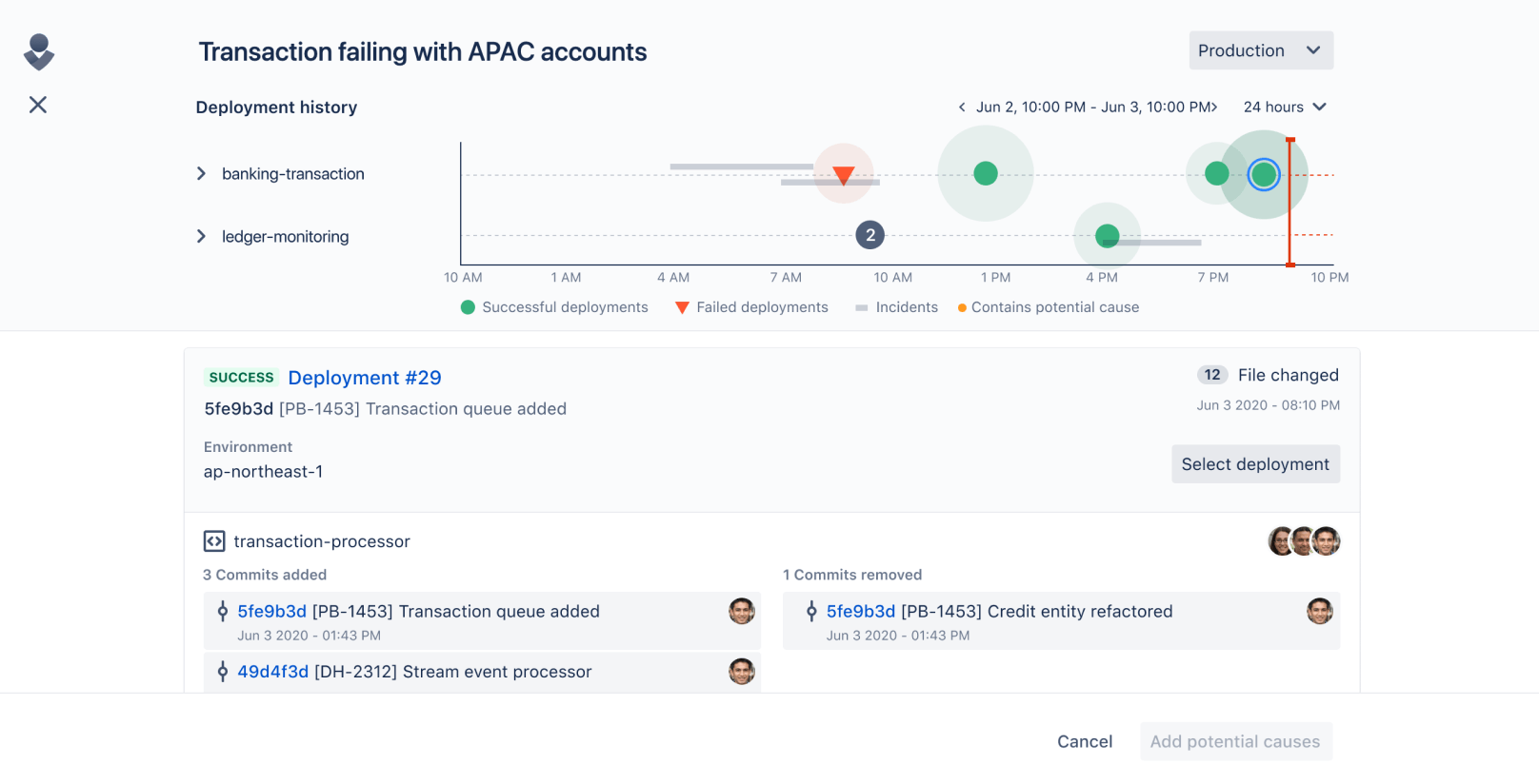 Opsgenie deployments